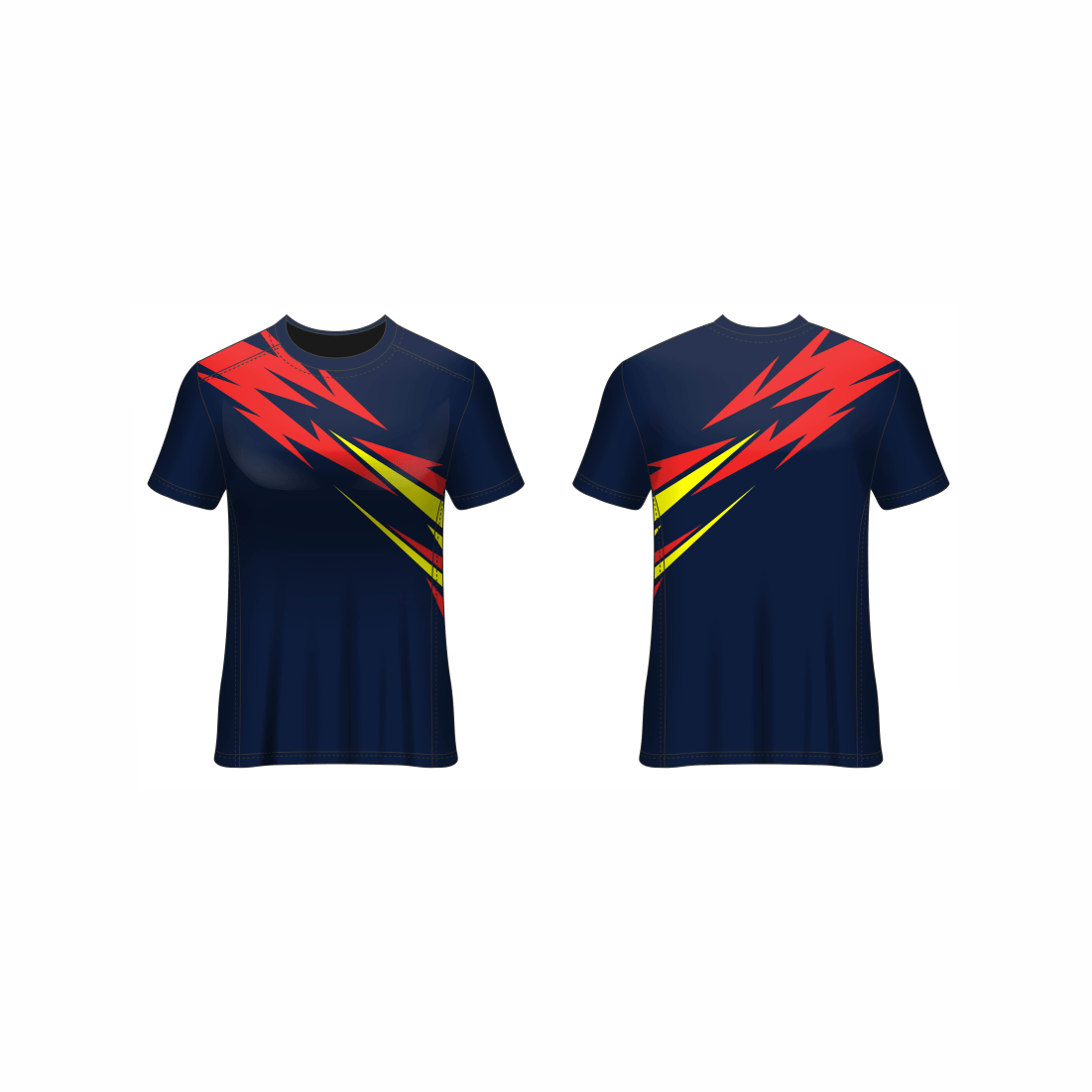 Next Print Customised All Over Printed Round Neck T-Shirt NP0000S672 - Next Print