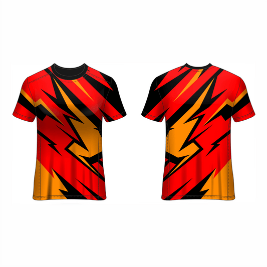 Next Print Customised All Over Printed Round Neck T-Shirt NP0000S674 - Next Print