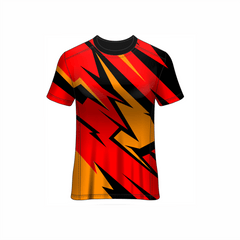 Next Print Customised All Over Printed Round Neck T-Shirt NP0000S674 - Next Print