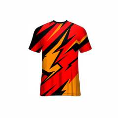 Next Print Customised All Over Printed Round Neck T-Shirt NP0000S674 - Next Print