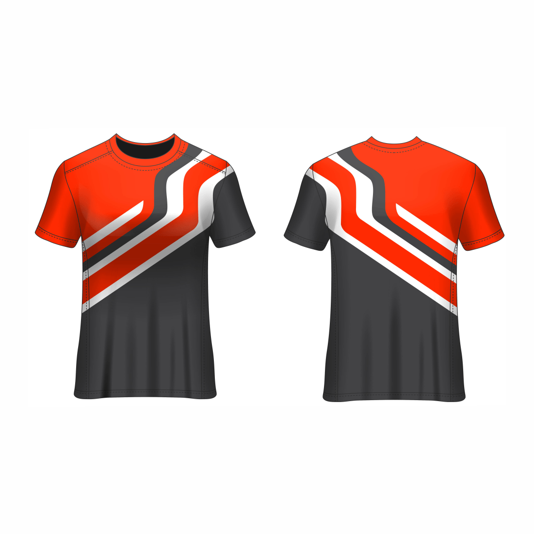 Next Print Customised All Over Printed Round Neck T-Shirt NP0000S675 - Next Print