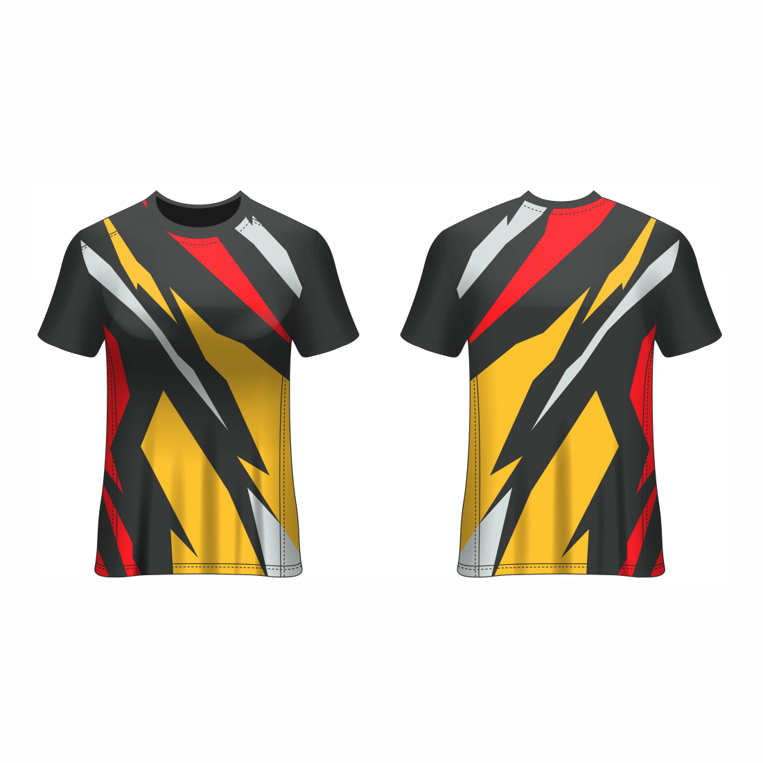 Next Print Customised All Over Printed Round Neck T-Shirt NP0000S677 - Next Print