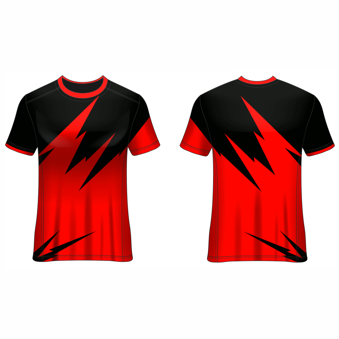 Next Print Customised All Over Printed Round Neck T-Shirt NP0000S678 - Next Print