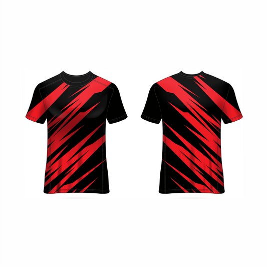 Next Print Customised All Over Printed Round Neck T-Shirt NP0000S678 - Next Print