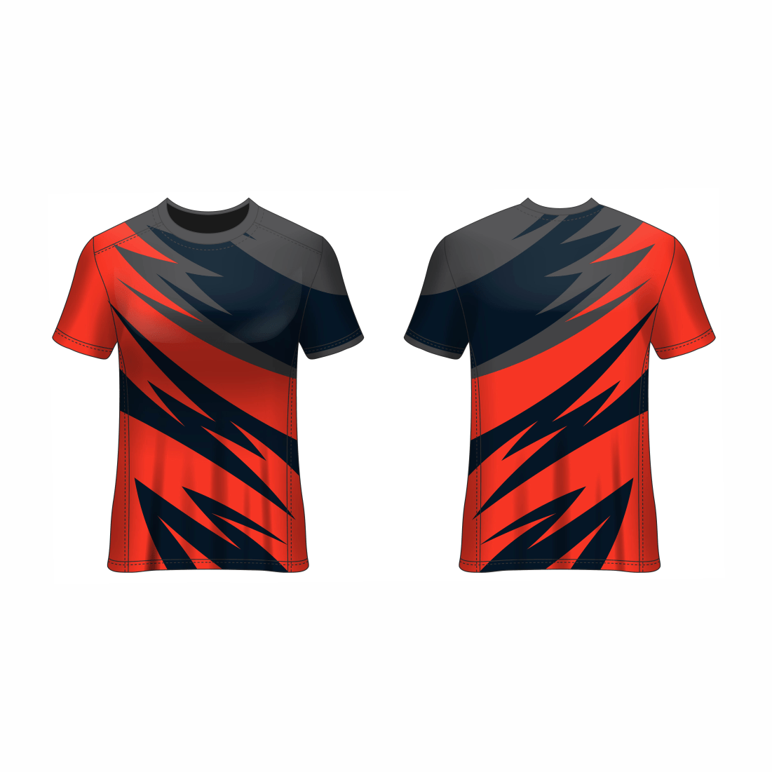 Next Print Customised All Over Printed Round Neck T-Shirt NP0000S685 - Next Print