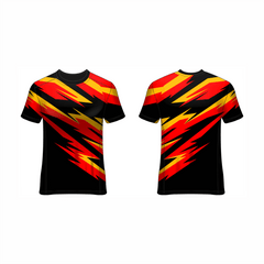 Next Print Customised All Over Printed Round Neck T-Shirt NP0000S689 - Next Print