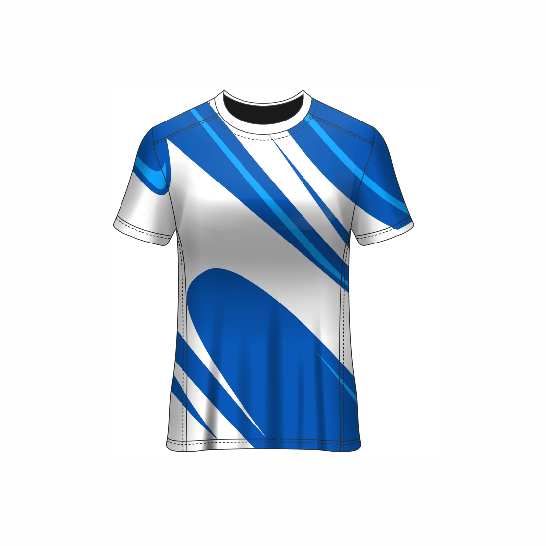 Next Print Customised All Over Printed Round Neck T-Shirt NP0000S689 - Next Print