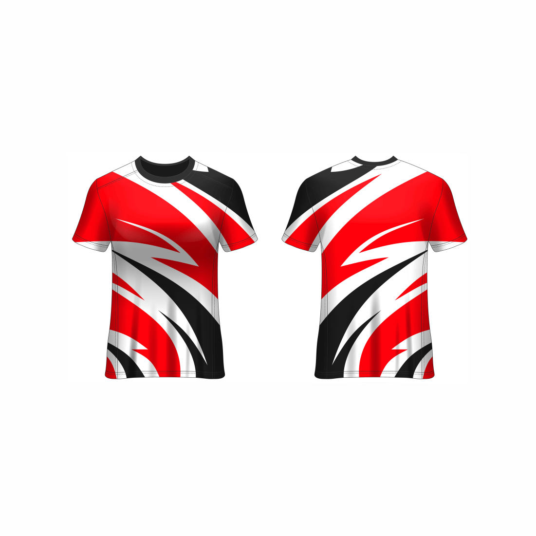 Next Print Customised All Over Printed Round Neck T-Shirt NP0000S692 - Next Print