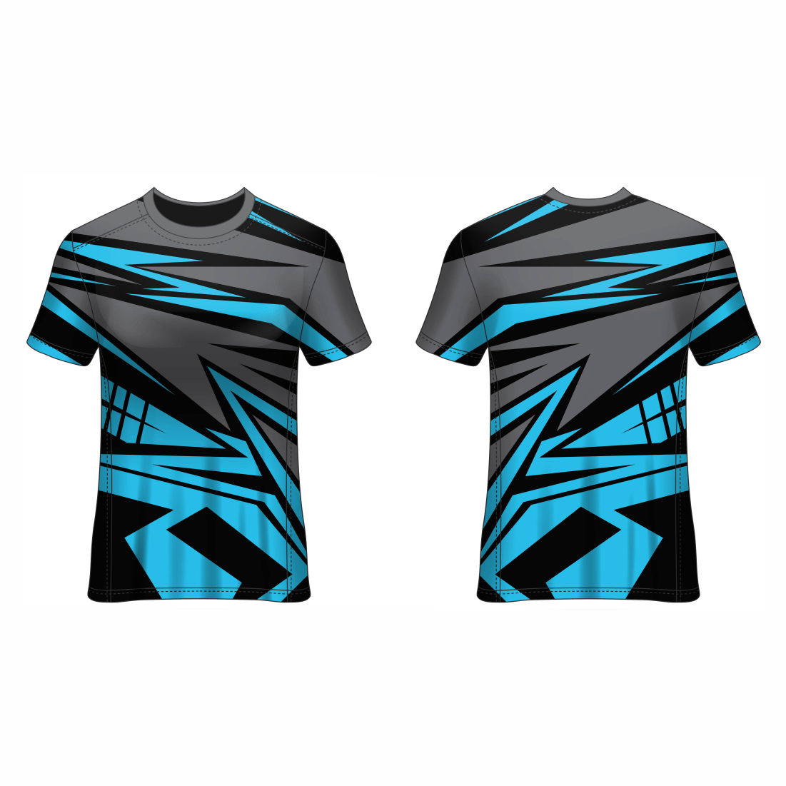 Next Print Customised All Over Printed Round Neck T-Shirt NP0000S695 - Next Print