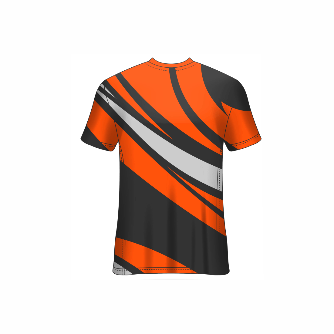 Next Print Customised All Over Printed Round Neck T-Shirt NP0000S696 - Next Print