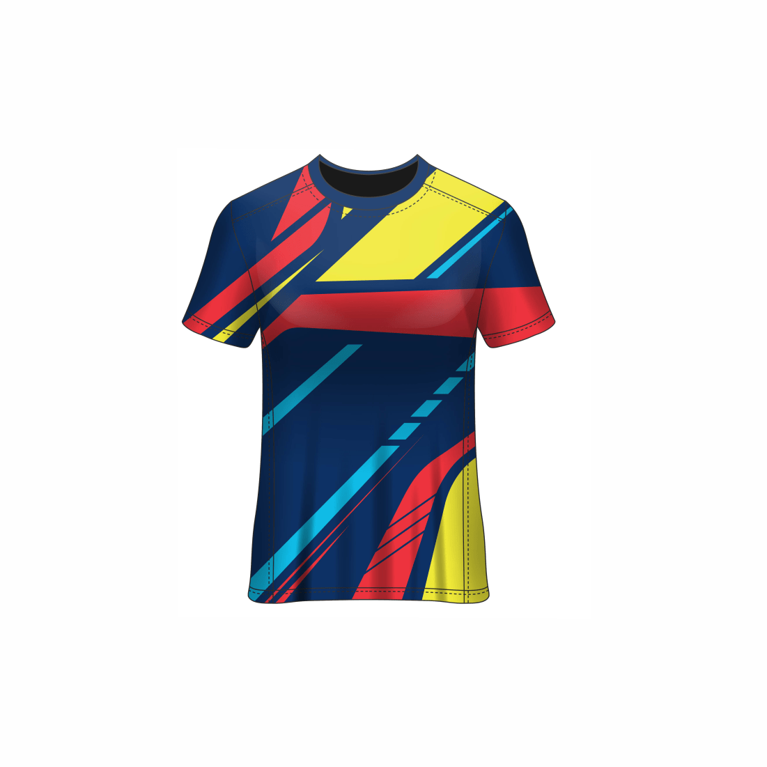 Next Print Customised All Over Printed Round Neck T-Shirt NP0000S696 - Next Print