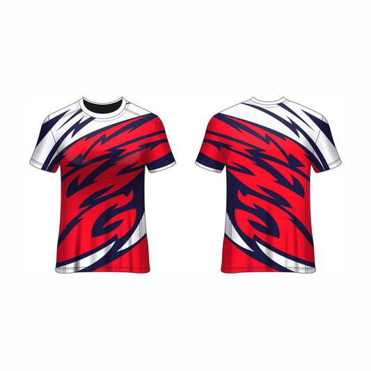 Next Print Customised All Over Printed Round Neck T-Shirt NP0000S696 - Next Print