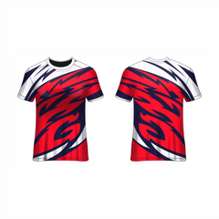 Next Print Customised All Over Printed Round Neck T-Shirt NP0000S696 - Next Print