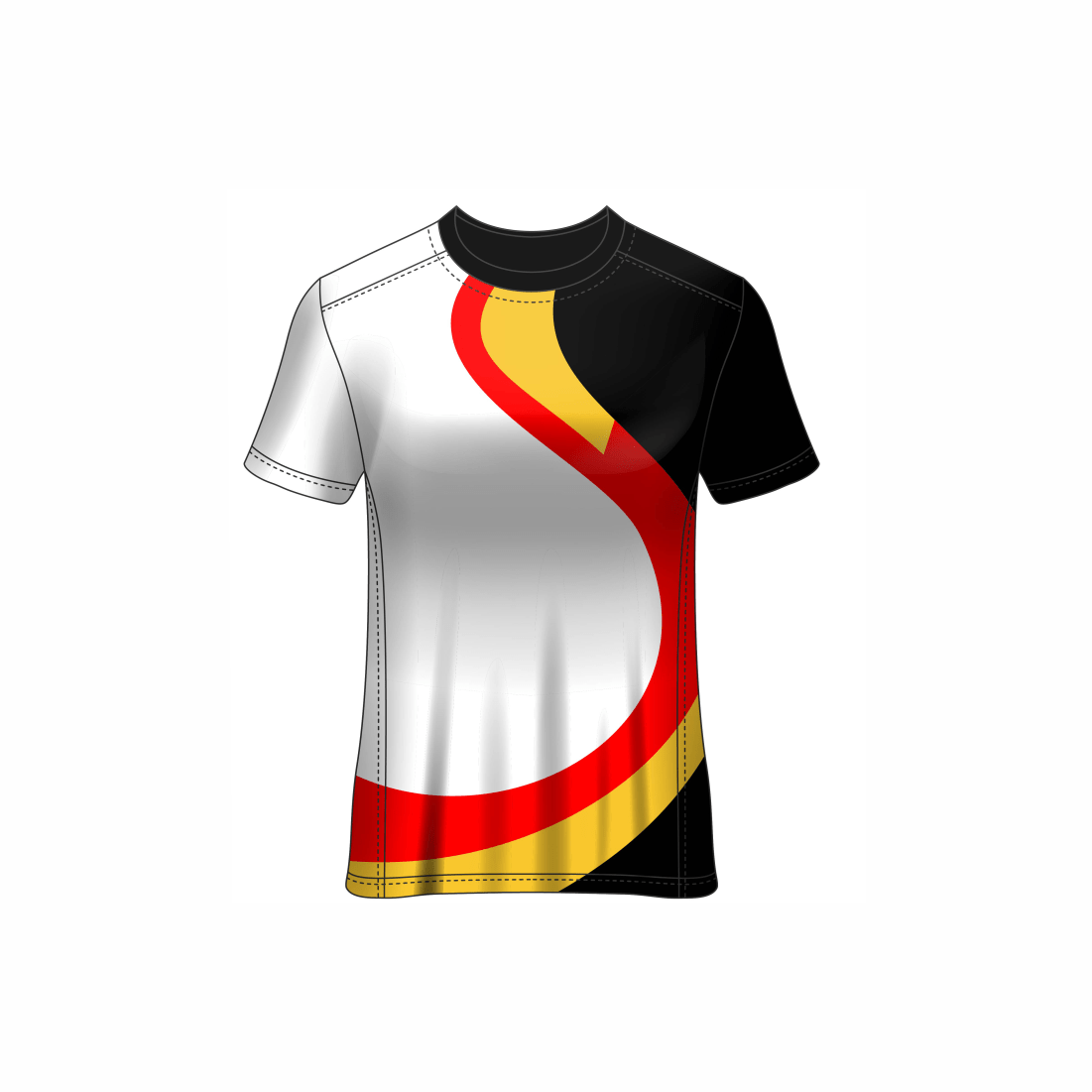 Next Print Customised All Over Printed Round Neck T-Shirt NP0000S698 - Next Print