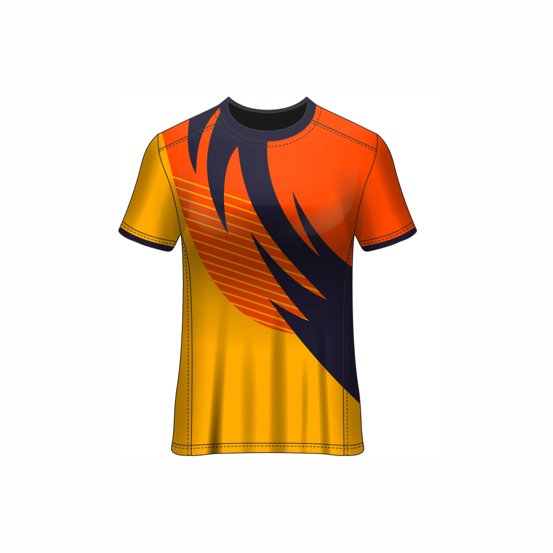 Next Print Customised All Over Printed Round Neck T-Shirt NP0000S699 - Next Print