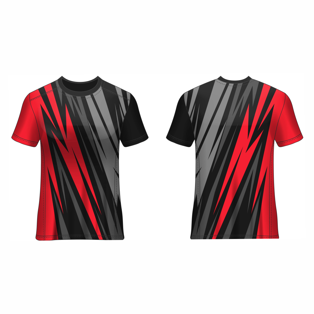 Next Print Customised All Over Printed Round Neck T-Shirt NP0000S704 - Next Print