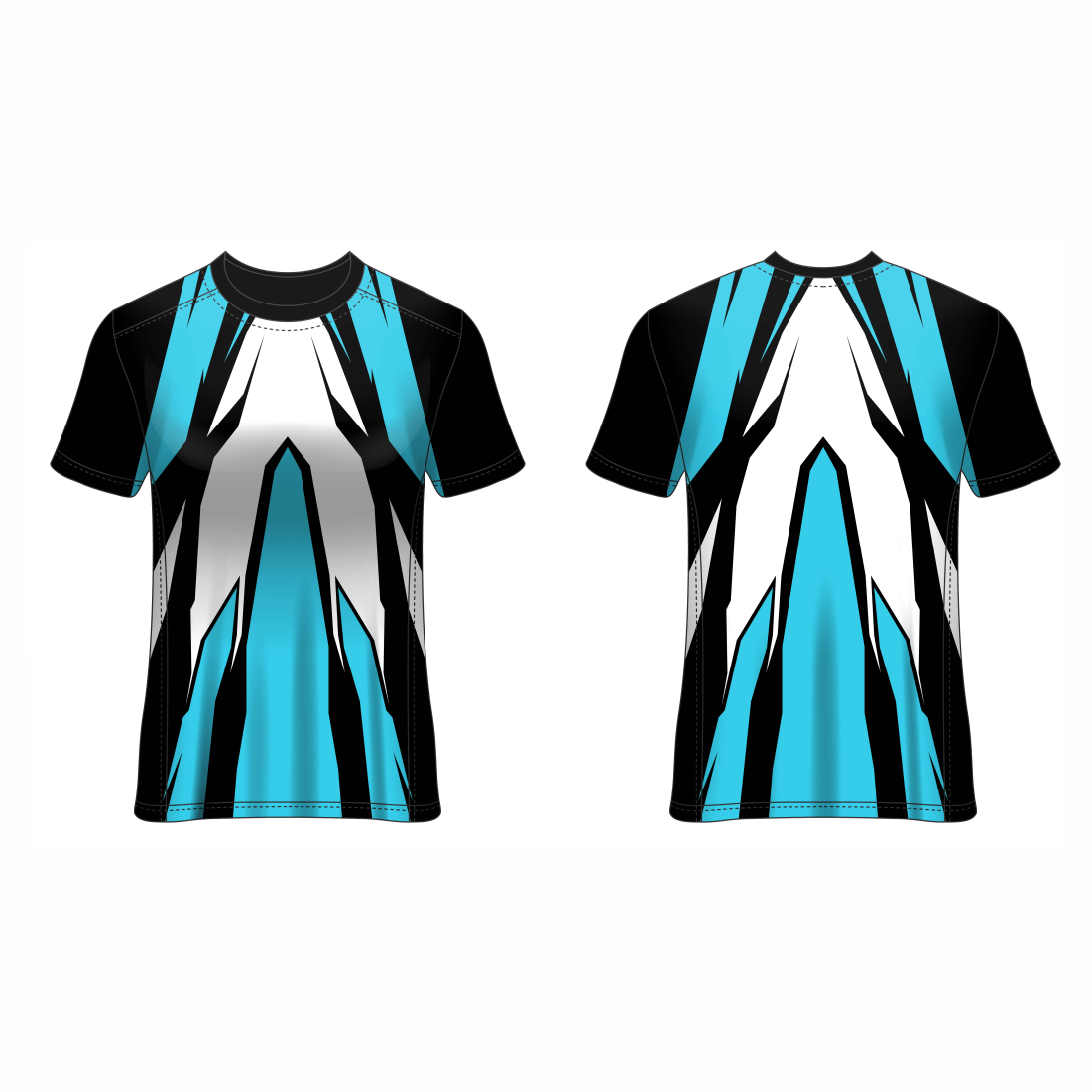 Next Print Customised All Over Printed Round Neck T-Shirt NP0000S705 - Next Print