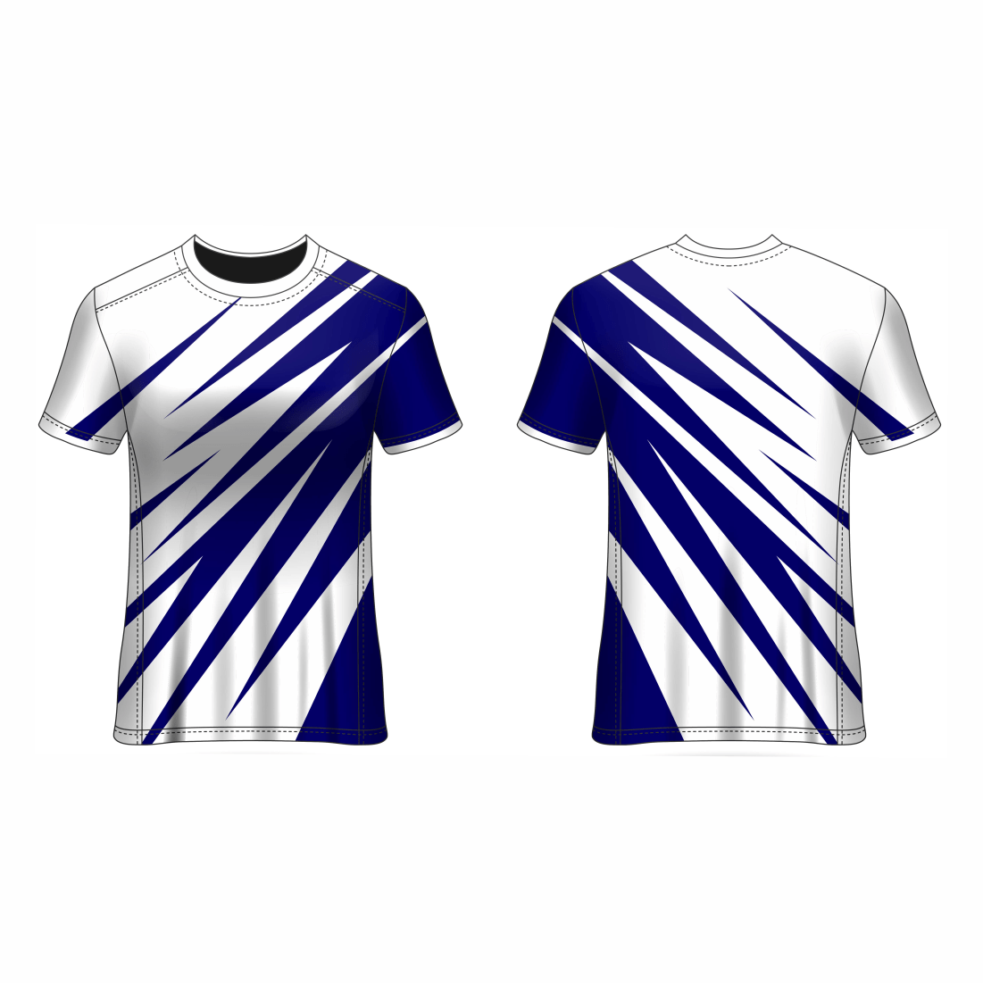 Next Print Customised All Over Printed Round Neck T-Shirt NP0000S706 - Next Print