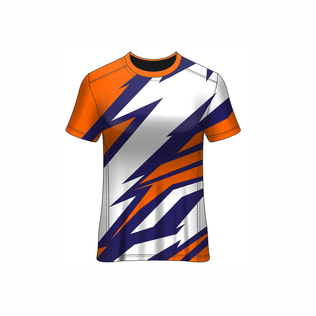 Next Print Customised All Over Printed Round Neck T-Shirt NP0000S707 - Next Print