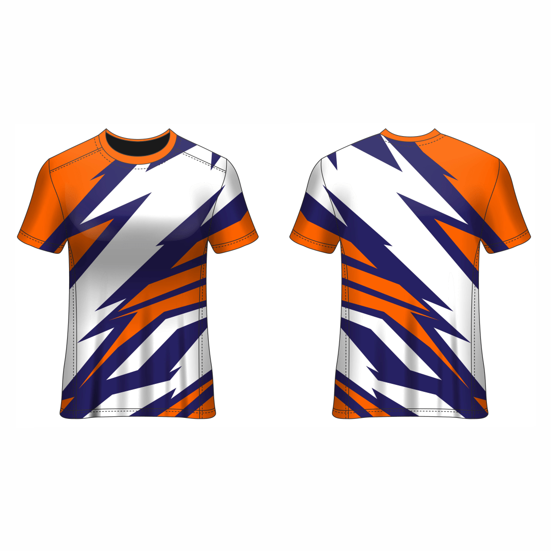 Next Print Customised All Over Printed Round Neck T-Shirt NP0000S707 - Next Print