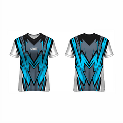 Next Print Customised All Over Printed V Neck T-Shirt NP0000S671 - Next Print