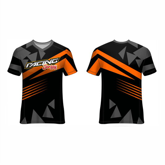 Next Print Customised All Over Printed V Neck T-Shirt NP0000S672 - Next Print