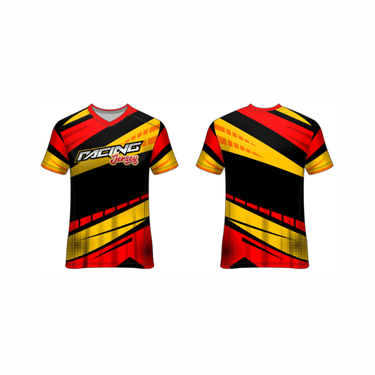 Next Print Customised All Over Printed V Neck T-Shirt NP0000S673 - Next Print