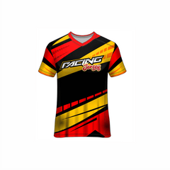 Next Print Customised All Over Printed V Neck T-Shirt NP0000S673 - Next Print