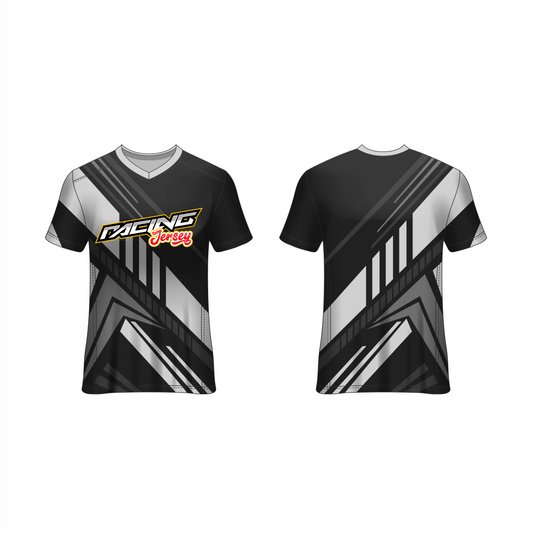 Next Print Customised All Over Printed V Neck T-Shirt NP0000S674 - Next Print