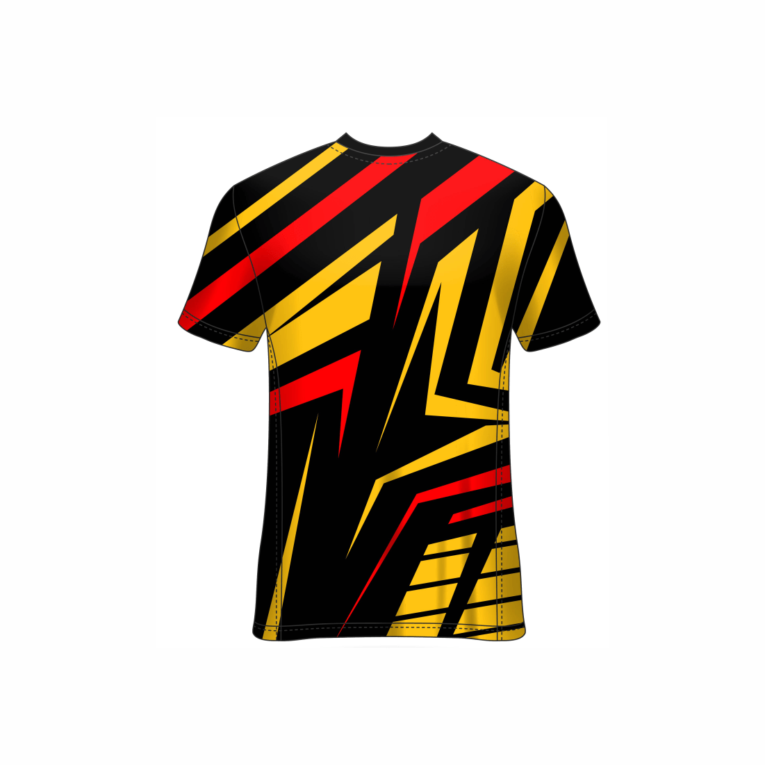 Next Print Customised All Over Printed V Neck T-Shirt NP0000S683 - Next Print