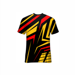 Next Print Customised All Over Printed V Neck T-Shirt NP0000S683 - Next Print