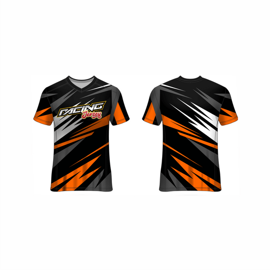 Next Print Customised All Over Printed V Neck T-Shirt NP0000S687 - Next Print