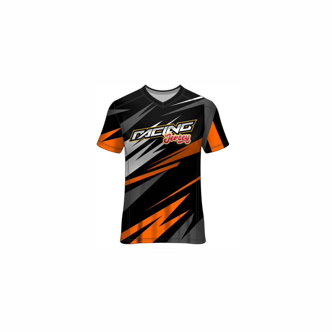 Next Print Customised All Over Printed V Neck T-Shirt NP0000S687 - Next Print