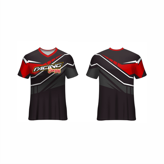 Next Print Customised All Over Printed V Neck T-Shirt NP0000S690 - Next Print