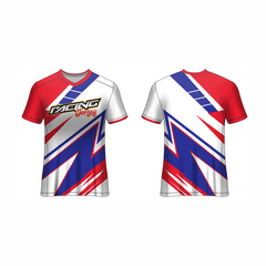 Next Print Customised All Over Printed V Neck T-Shirt NP0000S692 - Next Print