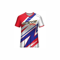 Next Print Customised All Over Printed V Neck T-Shirt NP0000S692 - Next Print