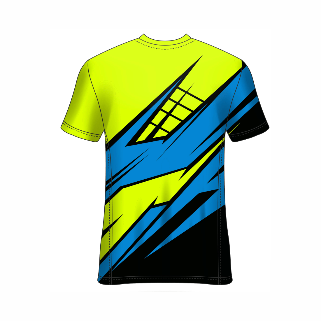 Next Print Customised All Over Printed V Neck T-Shirt NP0000S693 - Next Print