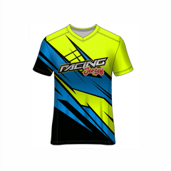 Next Print Customised All Over Printed V Neck T-Shirt NP0000S693 - Next Print