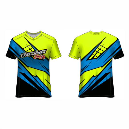 Next Print Customised All Over Printed V Neck T-Shirt NP0000S693 - Next Print