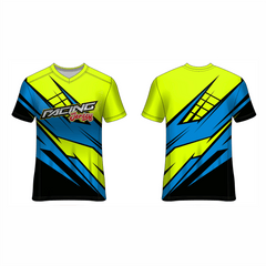 Next Print Customised All Over Printed V Neck T-Shirt NP0000S693 - Next Print