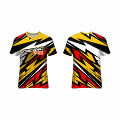 Next Print Customised All Over Printed V Neck T-Shirt NP0000S695 - Next Print