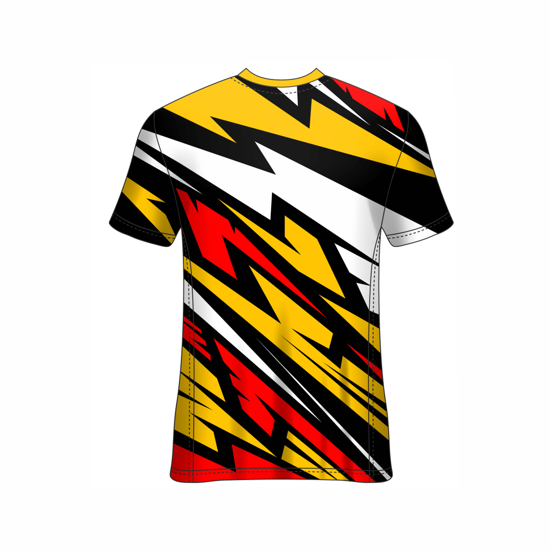 Next Print Customised All Over Printed V Neck T-Shirt NP0000S695 - Next Print