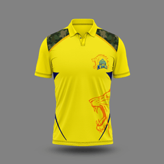 Next Print Customised Ipl Chennai Printed Jersey. - Next Print