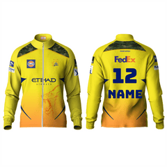 Next Print Customised Ipl Chennai Super Kings Printed Jacket - Next Print