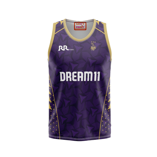 Next Print Customised Ipl Kolkata Knight Riders Printed Basketball Jersey. - Next Print