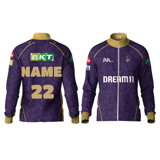 Next Print Customised Ipl Kolkata Knight Riders Printed Jacket. - Next Print