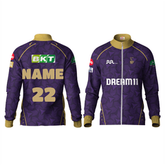 Next Print Customised Ipl Kolkata Knight Riders Printed Jacket. - Next Print