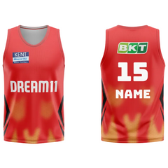 Next Print Customised Ipl Punjab Kings Printed Basketball Jersey - Next Print