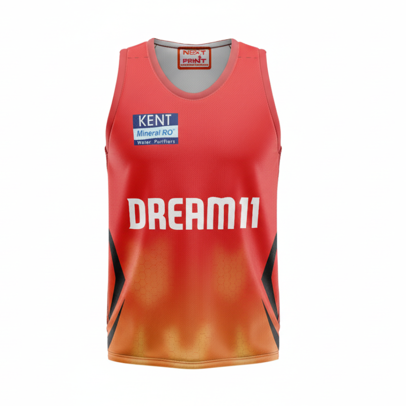 Next Print Customised Ipl Punjab Kings Printed Basketball Jersey - Next Print
