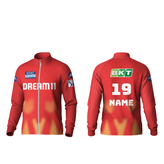 Next Print Customised Ipl Punjab Kings Printed Jersey Jacket - Next Print